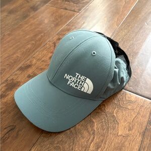 The North Face Teal and Black Cap